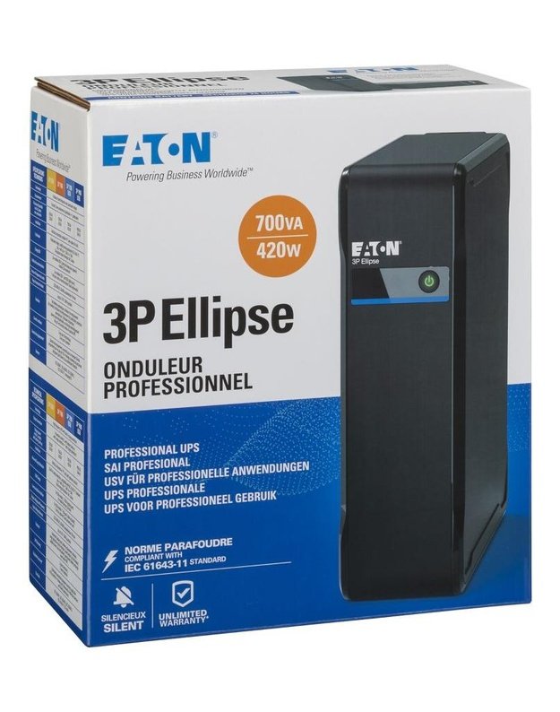 UPS TOWER 3P ELLIPSE 700VA/420W 3P700D EATON