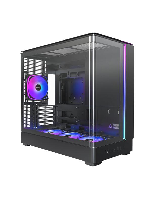 Case|MONTECH|micro ATX/Mini-ITX|Black|Midi Tower|PC|KING 15 PRO|KING15PRO(B)