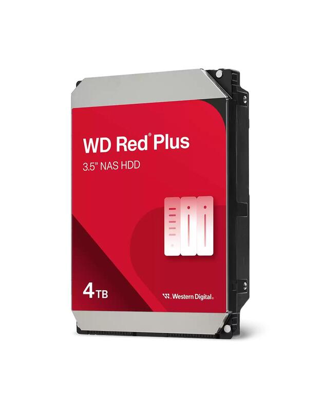 HDD|WESTERN DIGITAL|Red Plus|4TB|128 MB|5400 rpm|3,5 |WD40EFZZ