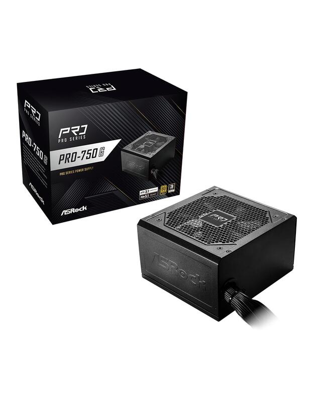 Power Supply|ASROCK|ATX|PC|100 - 240 V|750 W|PRO-750G