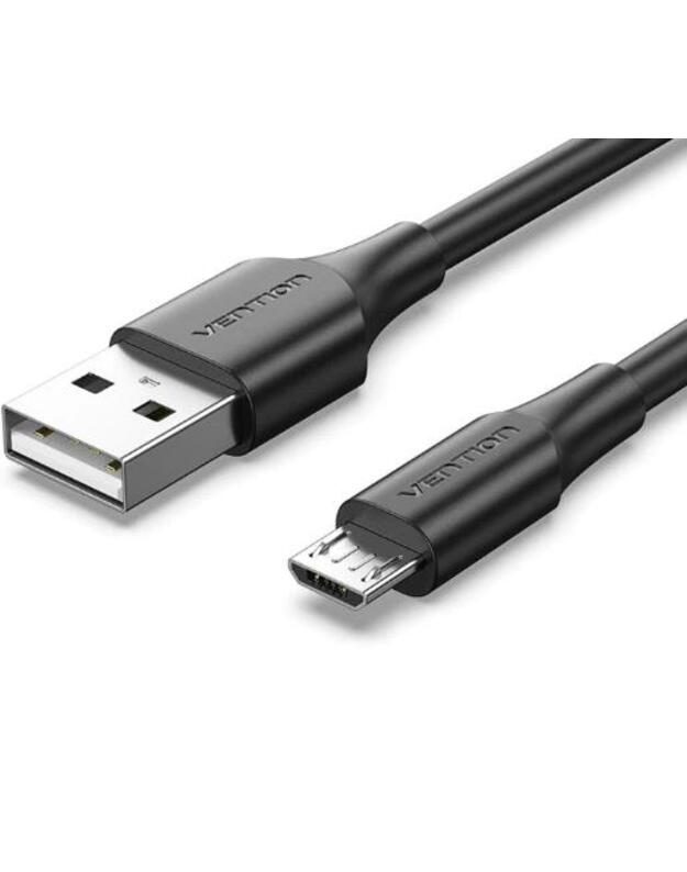 CABLE USB2.0 TO MICRO-B/0.25M BLACK CTIBC VENTION