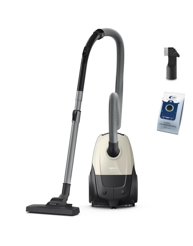 Vacuum Cleaner|PHILIPS|Input power 800 W|Dust capacity 3 L|Cylinder vacuum|Cleaning type Dry|Dust container Dust bag|Colour Black/Beige|XD1101/10