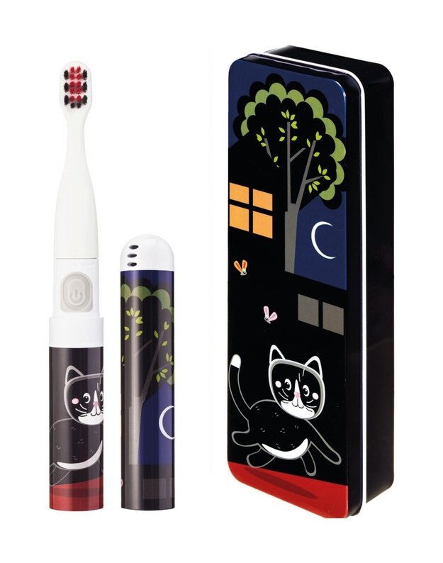 Elektrinis dantų šepetėlis VITAMMY SMILE BLACK CAT ( 3+)