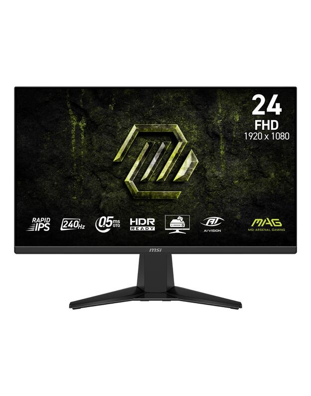 LCD Monitor|MSI|23.8  |1920 x 1080 pixels|Full HD|Native aspect ratio 16:9|LCD|Flat|MAG245FX24