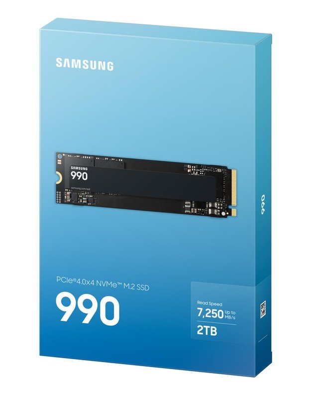 SSD diskas Samsung 2TB M.2 NVMe PCIe 4.0, 7250/6450 MB/s (MZ-V9V2T0BW)