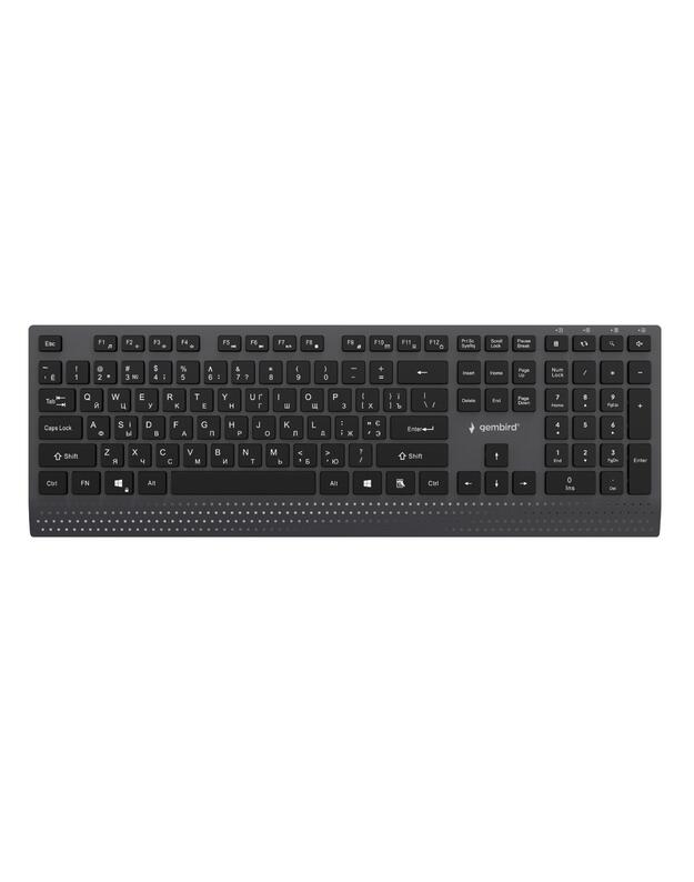 KEYBOARD MULTIMEDIA USB CYRILL/BLACK KB-MCH-06-CYRL GEMBIRD