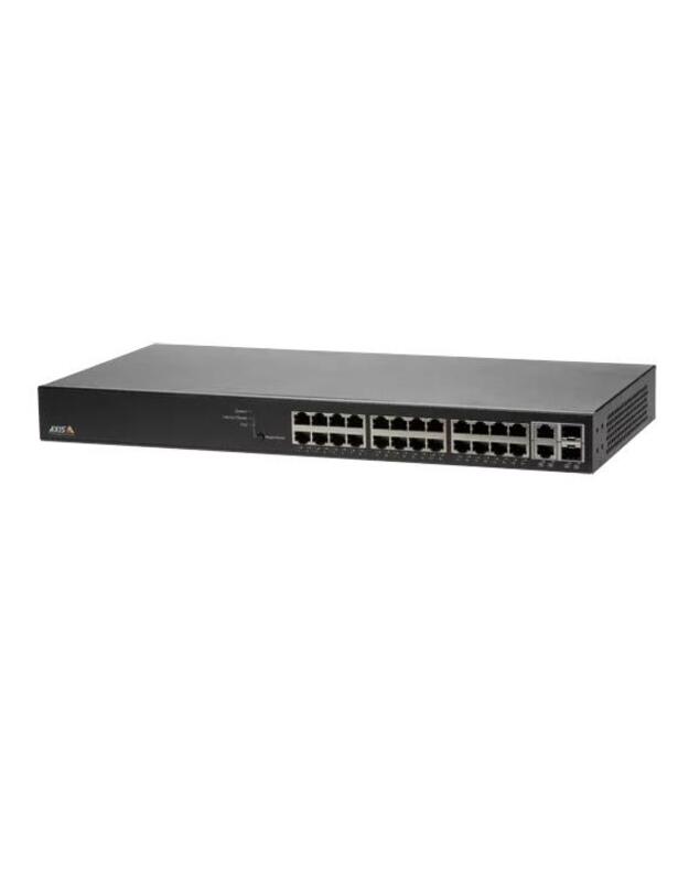 Switch|AXIS|Rack 1U|24x10Base-T / 100Base-TX / 1000Base-T|2x10/100/1000BASE-T/SFP combo|2xSFP|24xRJ45|PoE ports 24|01192-002