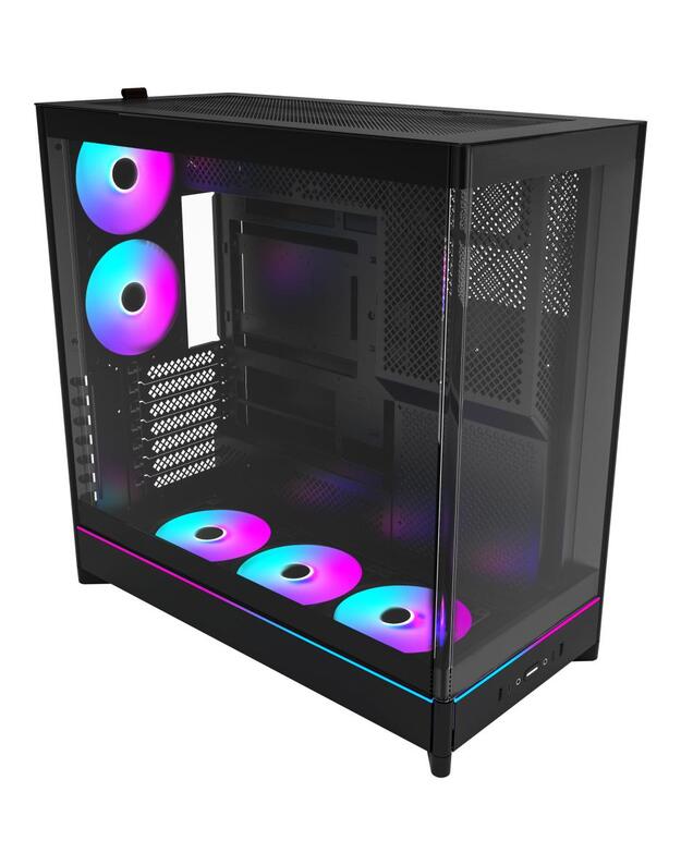 Case|MONTECH|HS02 PRO|MidiTower|Case product features Removeable HDD basket/Transparent panel|Not included|ATX|MicroATX|MiniITX|Colour Black|HS02PRO(B)
