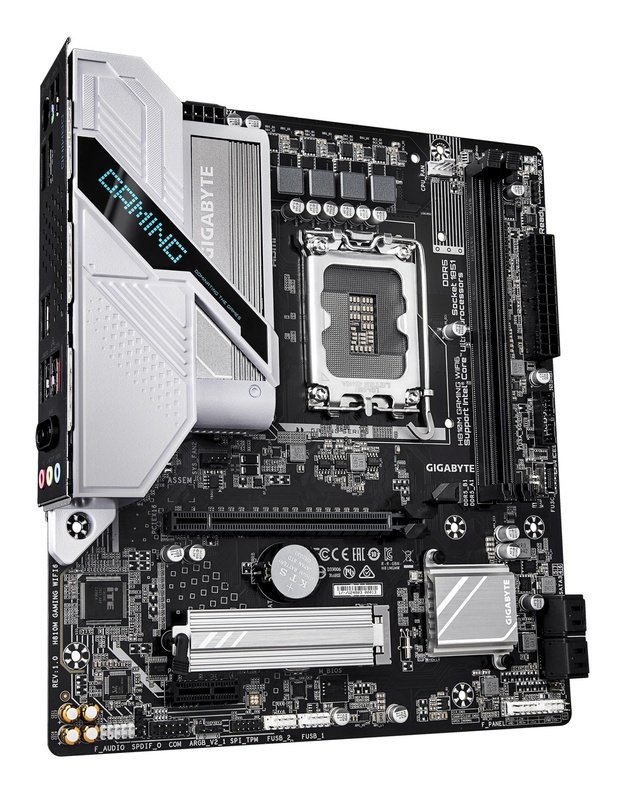 Mainboard|GIGABYTE|1xNumber of M.2 (M) slots|micro ATX|Intel H810|Bluetooth Yes|Wi-Fi Yes|2xSlots|RAM DDR5-SDRAM|LGA 1851 (Socket V1)|H810MGAMINGWIFI6