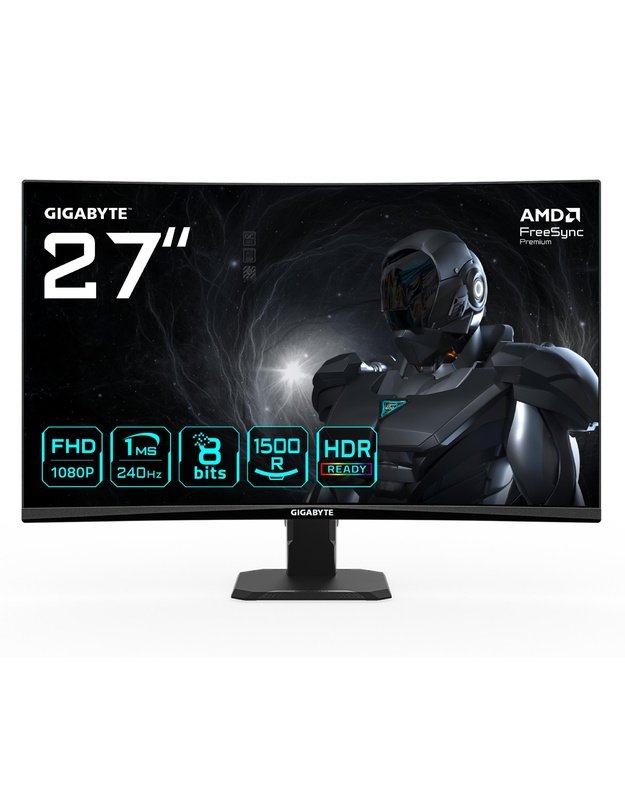 LCD Monitor|GIGABYTE|27  |1920 x 1080 pixels|Full HD|Native aspect ratio 16:10|LED|Curved|GS27FC2EK
