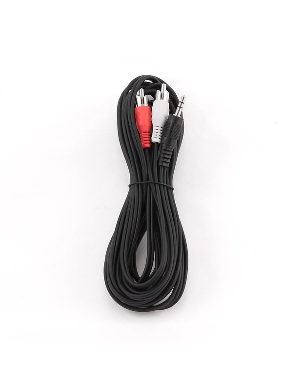 GARSO KABELIS NUO 3,5 mm IKI 2RCA 5M/CCA-458-5M GEMBIRD