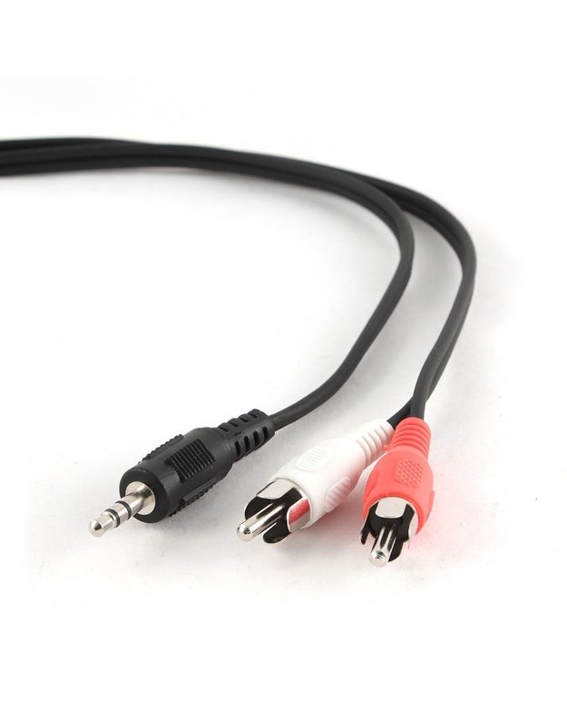 GARSO KABELIS NUO 3,5 mm IKI 2RCA 5M/CCA-458-5M GEMBIRD