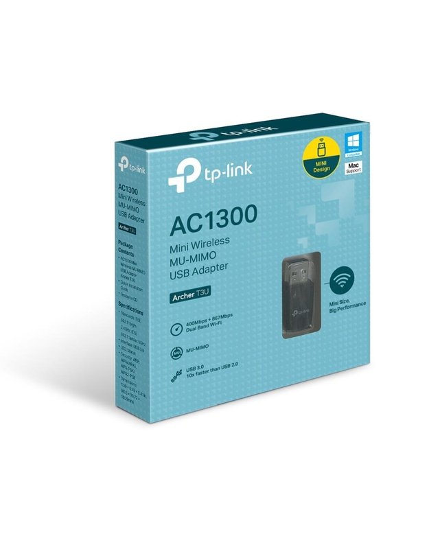 WRL ADAPTER 1267MBPS USB/DUAL BAND ARCHER T3U TP-LINK