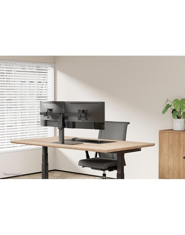 Monitoriaus stalinis laikiklis Neomounts 10–27", juodas (FPMA-D865DBLACK)