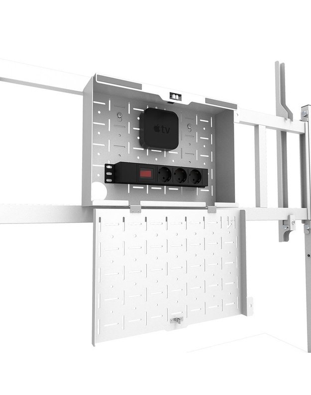 Televizoriaus grindų stovas Neomounts 65–110", baltas (FL50-575WH1)