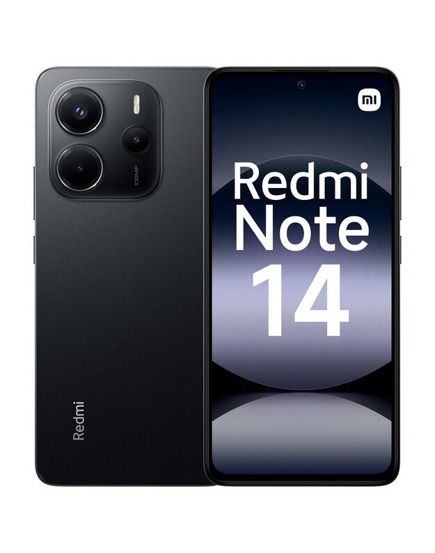 Xiaomi Redmi Note 14 8/256GB 6.67" 4G Midnight Black, juodas