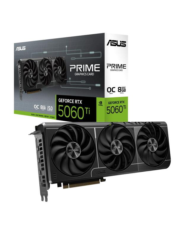 VGA PCIE16 RTX5060TI 8GB/PRIME-RTX5060TI-O8G ASUS