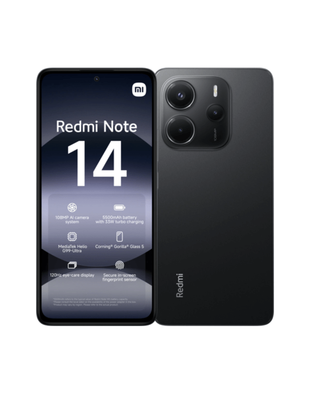 Xiaomi Redmi Note 14 6+128GB 6.67  4G Midnight Black EU