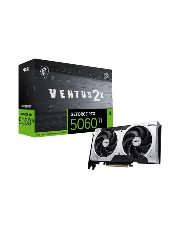VGA PCIE16 RTX5060TI 8GB GDDR7/5060TI 8G VENT 2X OC PLUS MSI