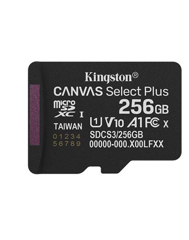 MEMORY MICRO SDXC 256GB UHS-I/SDCS3/256GBSP KINGSTON