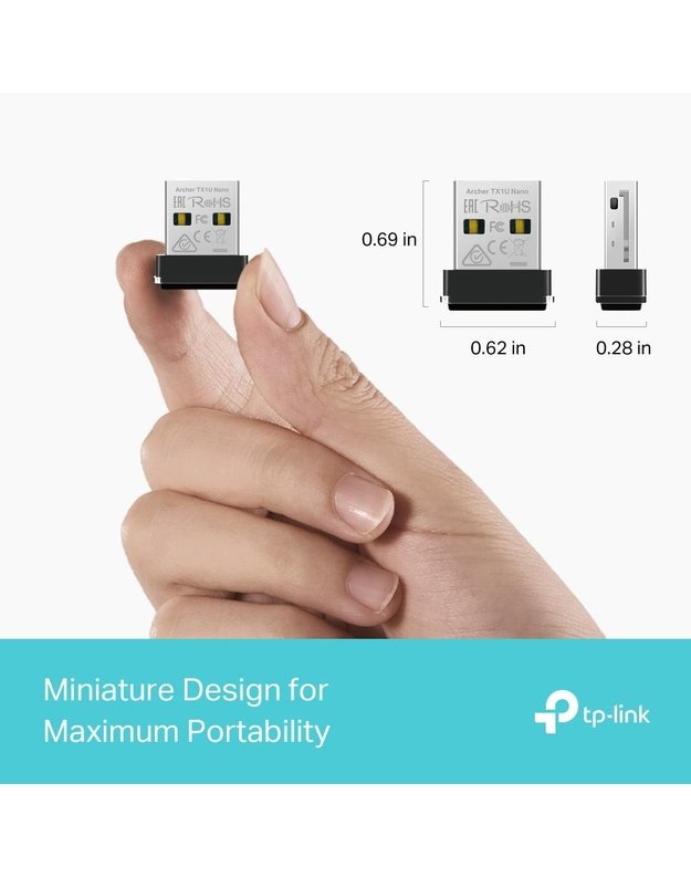 WRL ADAPTER 300MBPS USB/ARCHER TX1U NANO TP-LINK