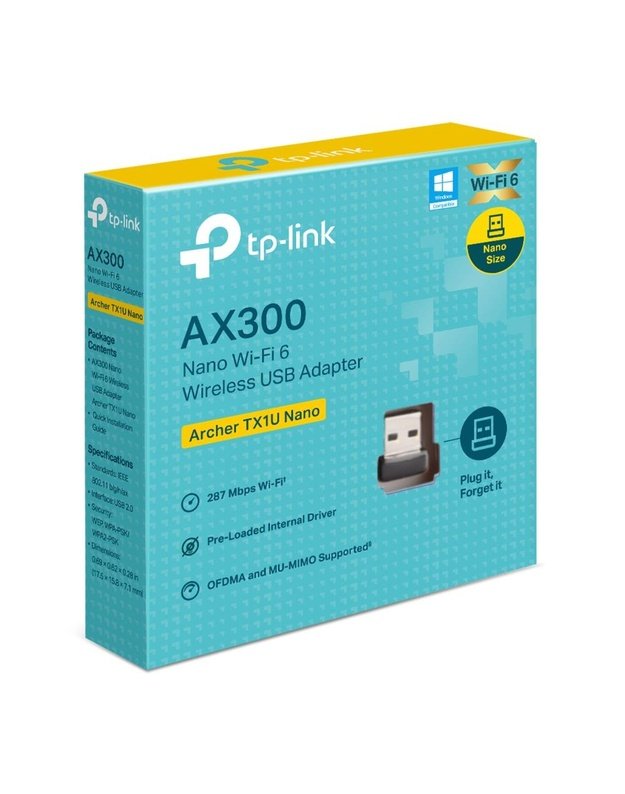 WRL ADAPTER 300MBPS USB/ARCHER TX1U NANO TP-LINK