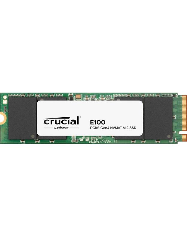 SSD|CRUCIAL|E100|2TB|M.2|NVMe|Write speed 4500 MBytes/sec|Read speed 5000 MBytes/sec|CT2000E100SSD8