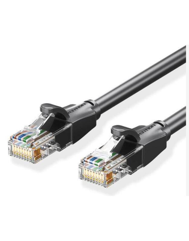 PATCH CABLE CAT.6 UTP/5M BLACK IBEBJ VENTION