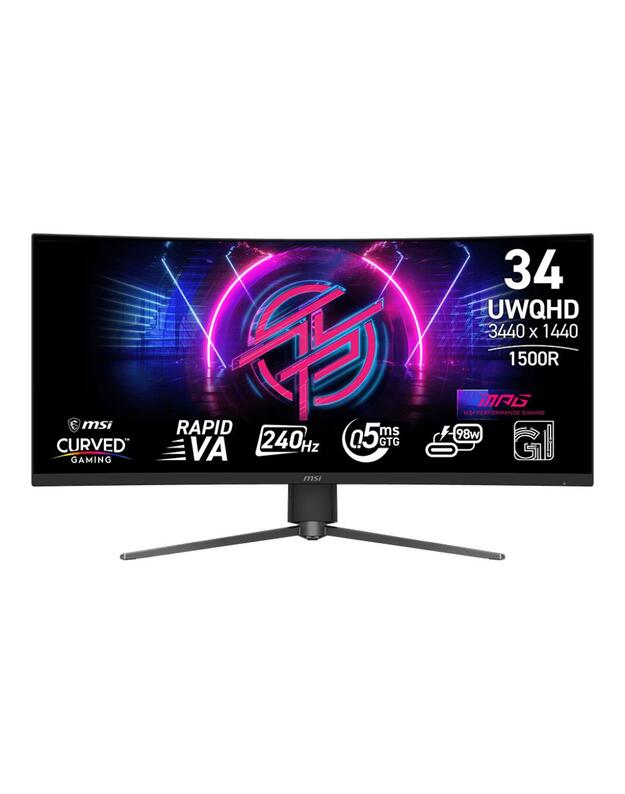 LCD Monitor|MSI|34  |3440 x 1440 pixels|Native aspect ratio 21:9|LCD|MPG346CQRFX24