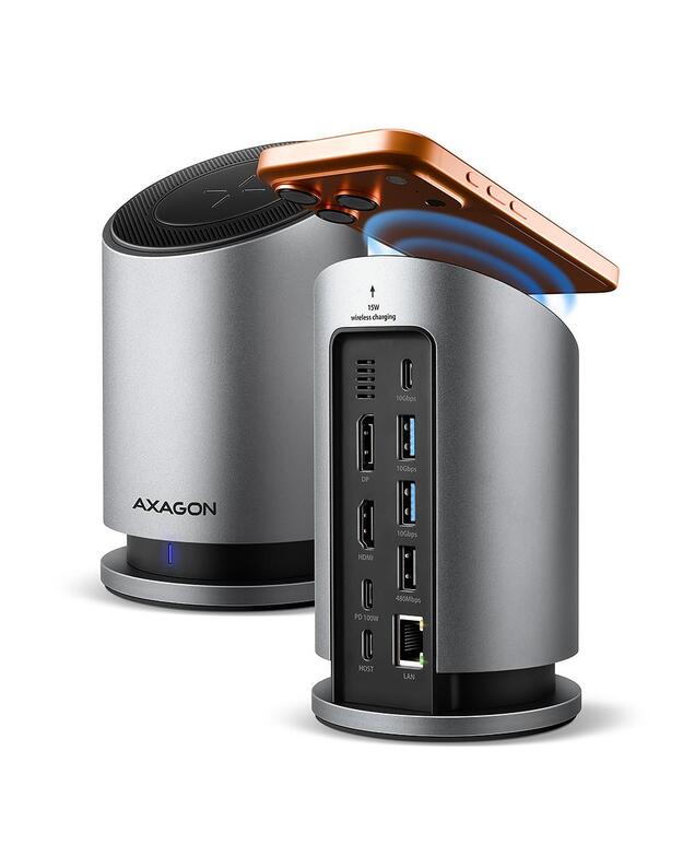 I/O HUB USB-C 9IN1 WRL/0.6M HMC-WL9 AXAGON