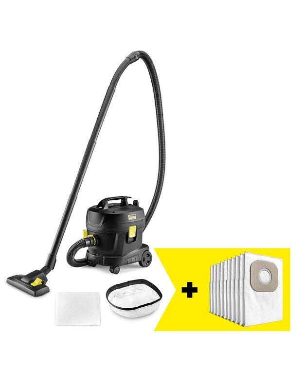 Vacuum Cleaner|KARCHER|Input power 850 W|Dust capacity 11 L|Drum vacuum|Cleaning type Dry|Dust container Dust bag|Colour Black|1.527-222.0