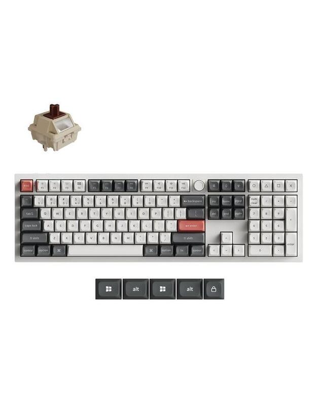 KEYBOARD WRL Q6 ULTRA/WHITE Q6U-P3 KEYCHRON