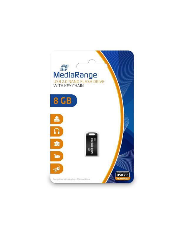 MEMORY DRIVE FLASH USB2 8GB/MR920 MEDIARANGE