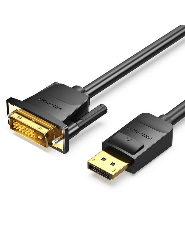 CABLE DP TO DVI 1M/BLACK HAFBF VENTION
