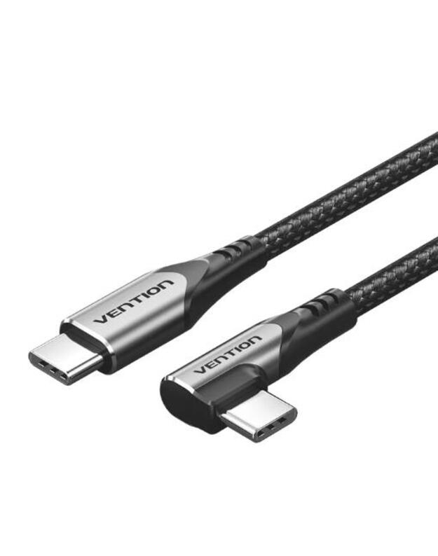 CABLE USB-C TO USB-C/1M GRAY TRAHF VENTION