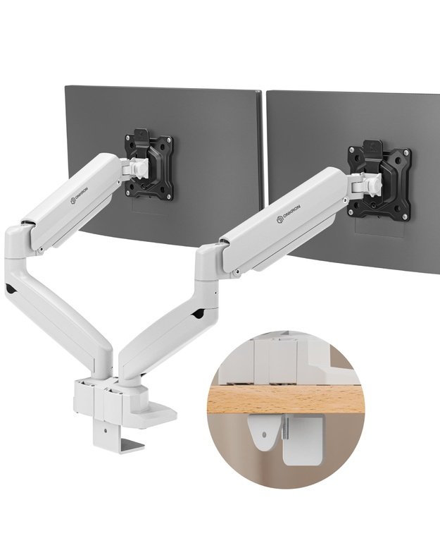 MONITOR ACC DESK MOUNT/13-32  BLK/WHT G160-BW ONKRON