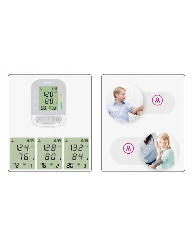 JUMPER  JPD-HA210 medicininis spaudimo matuoklis 5