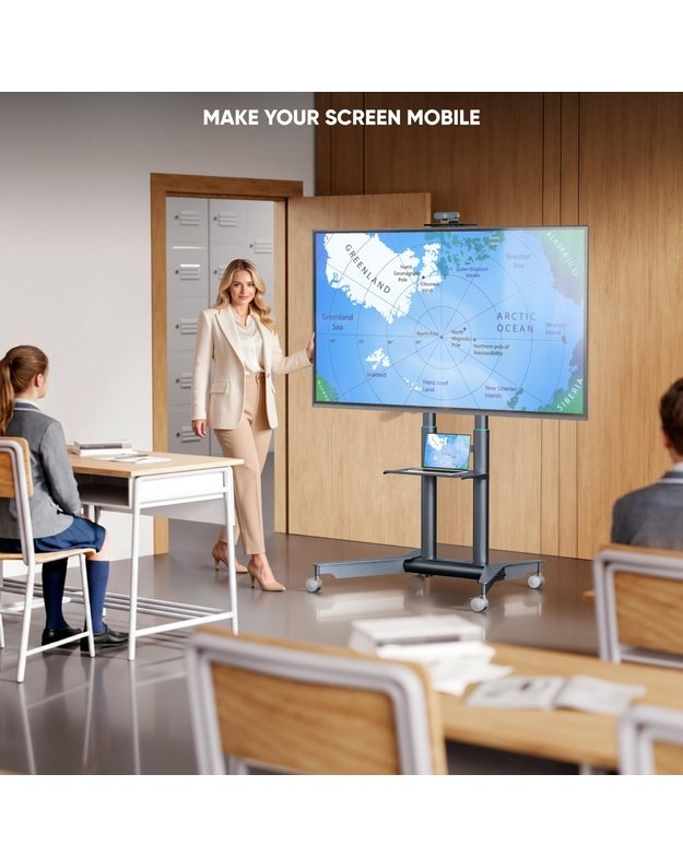TV SET ACC MOBILE STAND/32-75 /GRAPHITE TS1571-G ONKRON