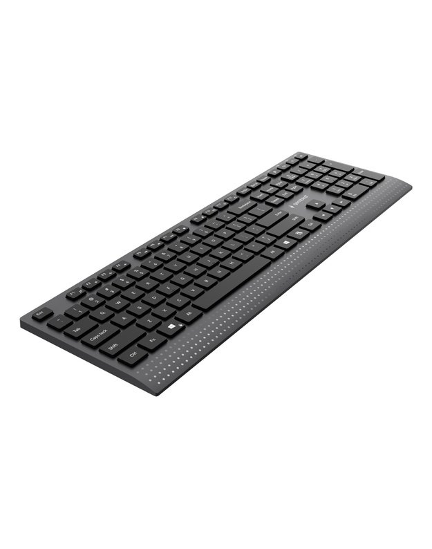 Multimedijos klaviatūra Gembird USB, ENG, juoda (KB-MCH-06)
