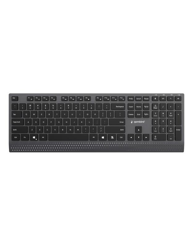 KEYBOARD MULTIMEDIA USB ENG/BLACK KB-MCH-06 GEMBIRD