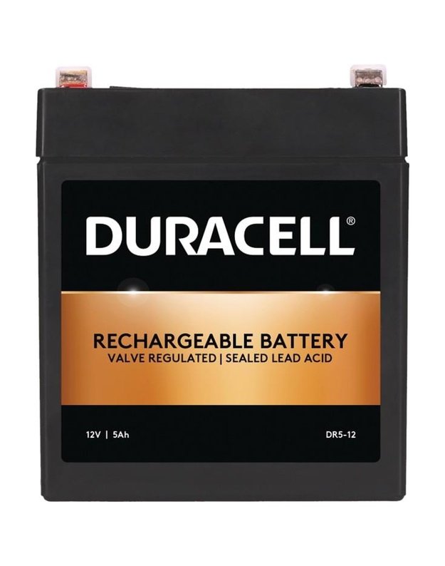 VRLA akumuliatorius Duracell 12 V, 5 Ah (DR5-12)