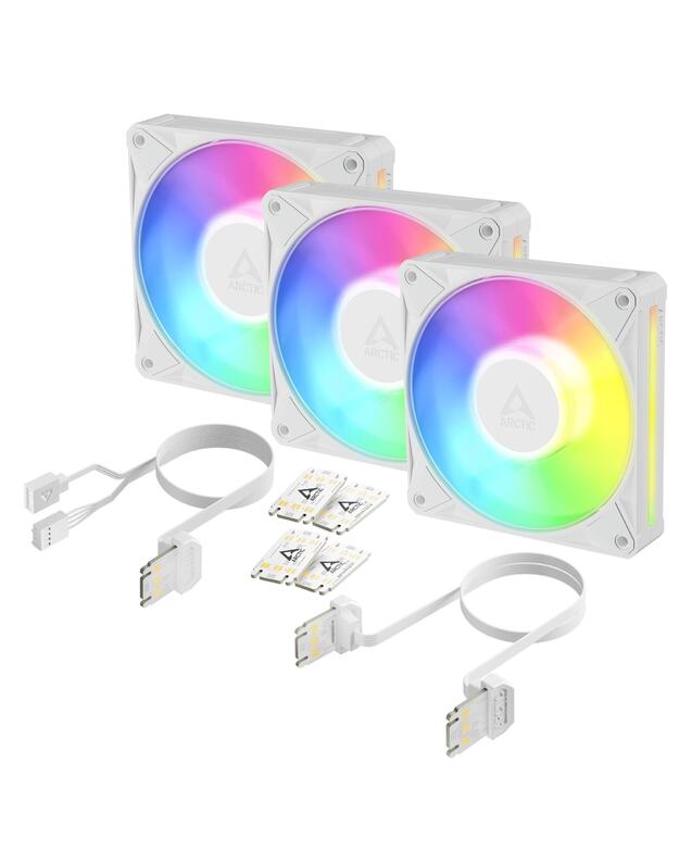 CASE FAN 120MM BIONIX P12 ARGB/3-PACK WHT ACFAN00338A ARCTIC