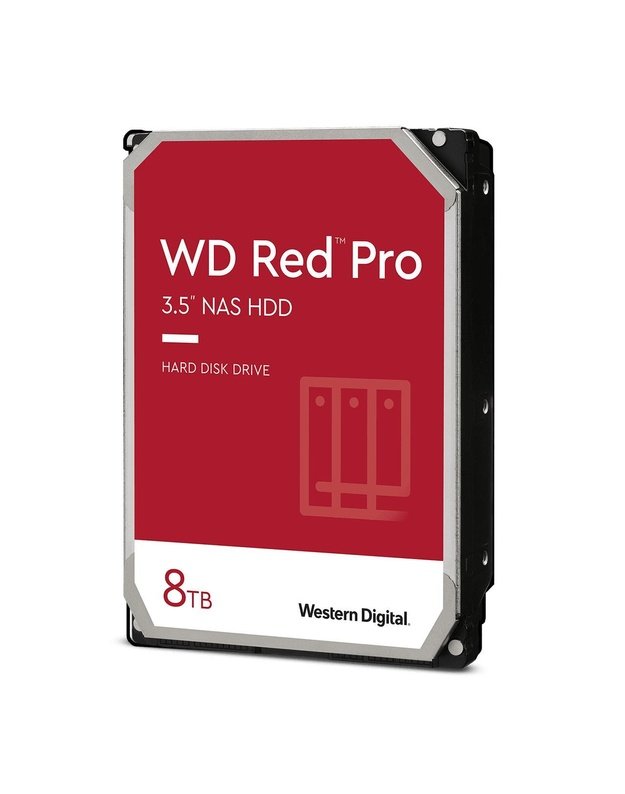 HDD|WESTERN DIGITAL|Red Pro| 8 TB|Serial ATA|Buffer 256 MB|7200 RPM|3.5  |WD8006FFBX