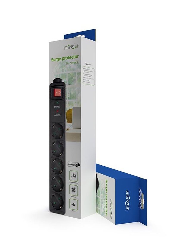 CABLE POWER EXTENSION 3M/5OUTL SPG5-C-10 GEMBIRD
