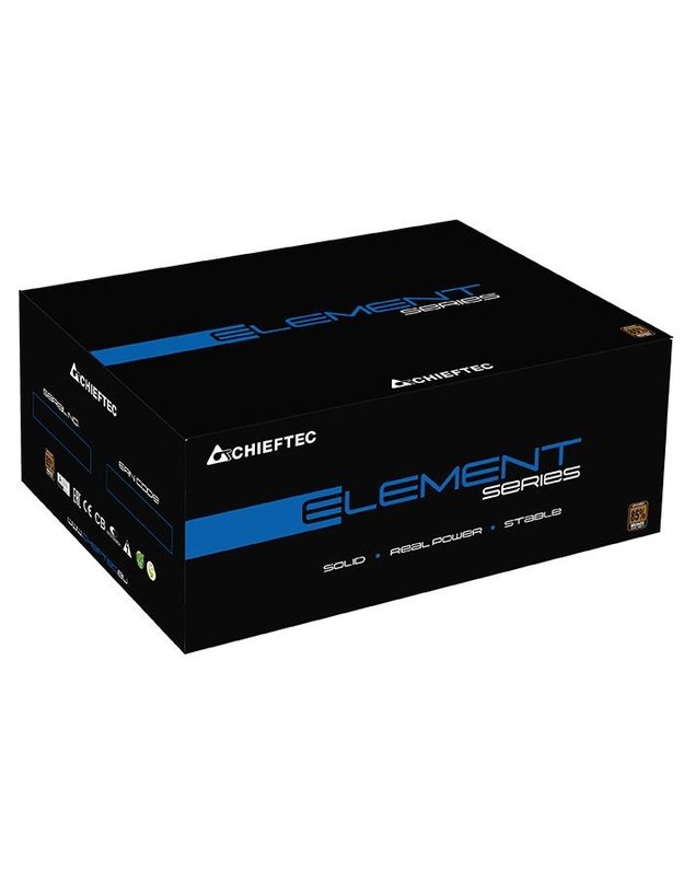 Power Supply|CHIEFTEC|600 Watts|Efficiency 80 PLUS BRONZE|PFC Active|ELP-600S