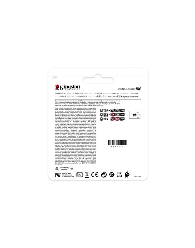 MEMORY MICRO SDHC 32GB UHS-I/SDCIT2/32GBSP KINGSTON
