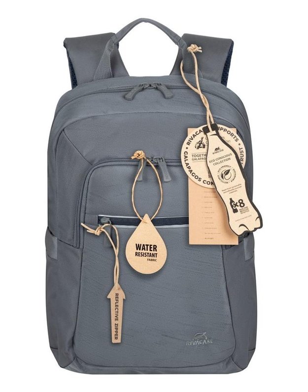 NB BACKPACK ALPENDORF ECO 14 /7523 GREY RIVACASE