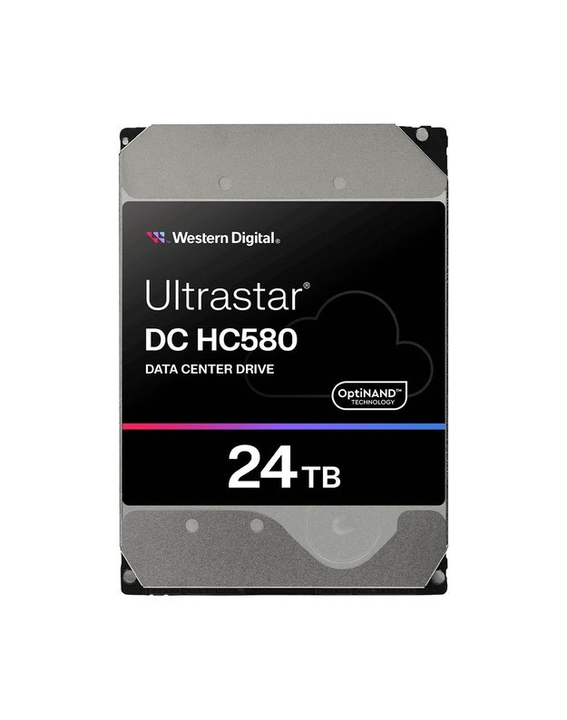 HDD|WESTERN DIGITAL ULTRASTAR|Ultrastar DC HC580|24TB|SATA|512 MB|7200 rpm|3,5 |0F62796