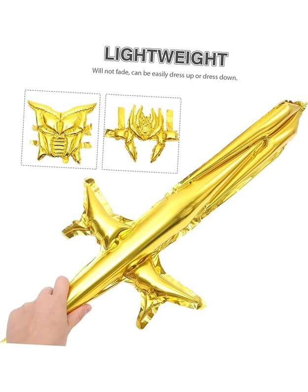 Armor theme pripučiamų šarvų rinkinys, auksinė spalva 6