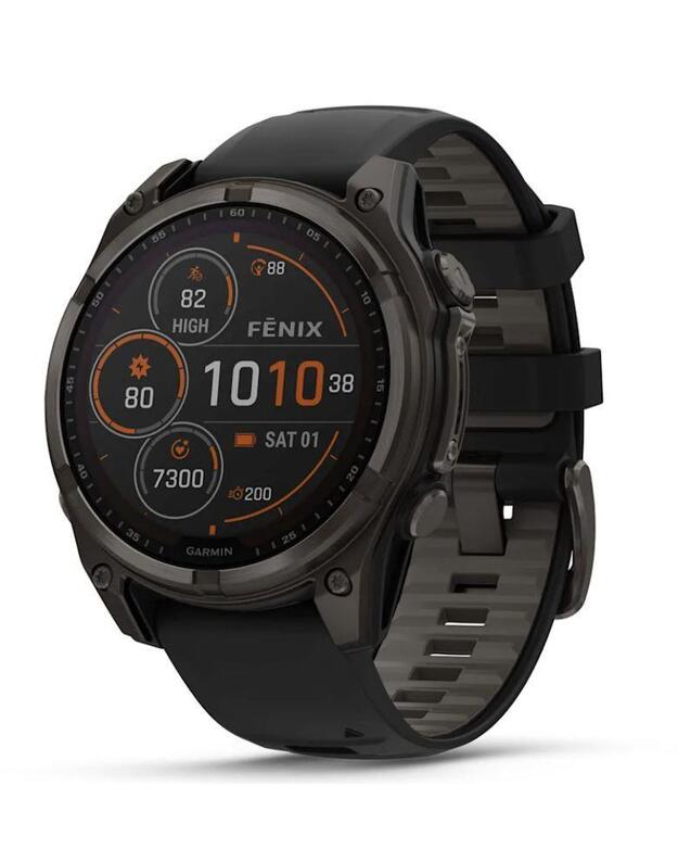 SMARTWATCH FENIX 8 SAPP. SOLAR/BLACK/GRAY 010-02907-11 GARMIN